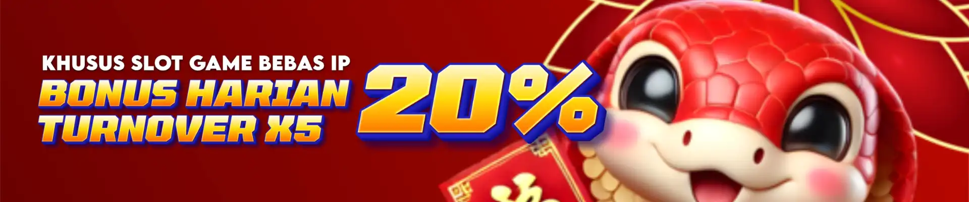 BONUS DEPOSIT HARIAN 20% KHUSUS SLOT